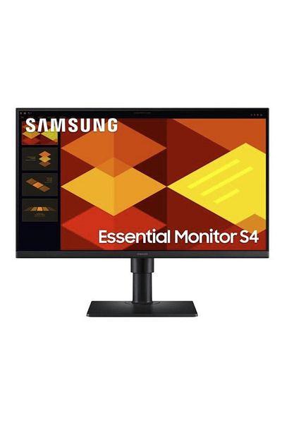 Samsung Monitor IPS LED Samsung 24" S24D406GAU, Full HD (1920 x 1080), HDMI, Pivot, 100 Hz, 5 ms (Negru)