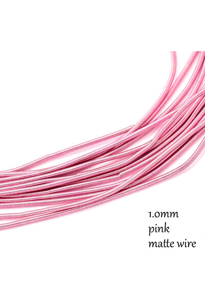 Choice matte wire-pink French Bullion Wire French Coil Embroidery Silk Thread Sewing DIY Accessories Jewel