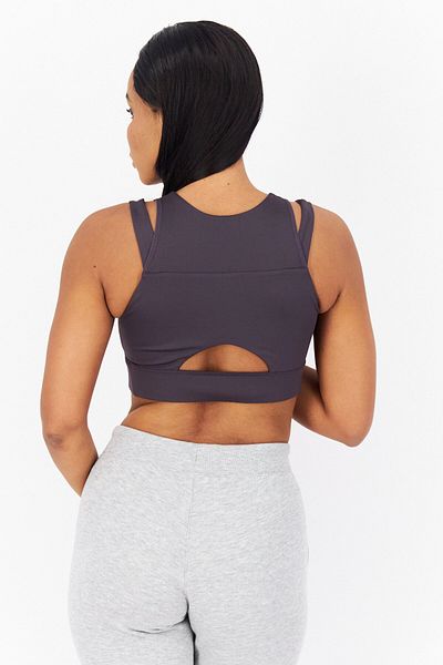 New Balance Women Sportswear Fit Lightly Padded Training Sports Bra, Light Purple