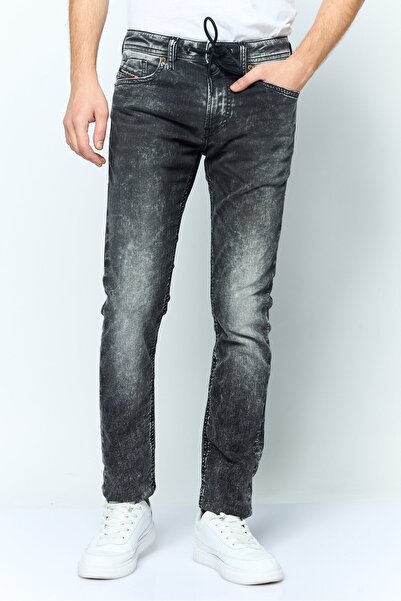 Diesel Men Slim Fit Stretch Jeans, Wash Black