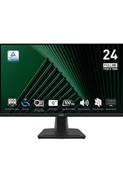 MSI Monitor IPS LED MSI 23.8" PRO MP245G, Full HD (1920 x 1080), VGA, HDMI, B...