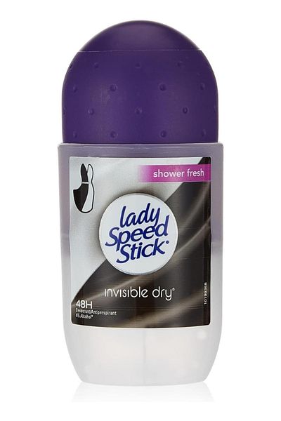 Lady Speed Stick Lady Speed Stick, Invisible Dry Shower Fresh Antiperspirant Roll-On, Fresh, for Women, 50.0 ml