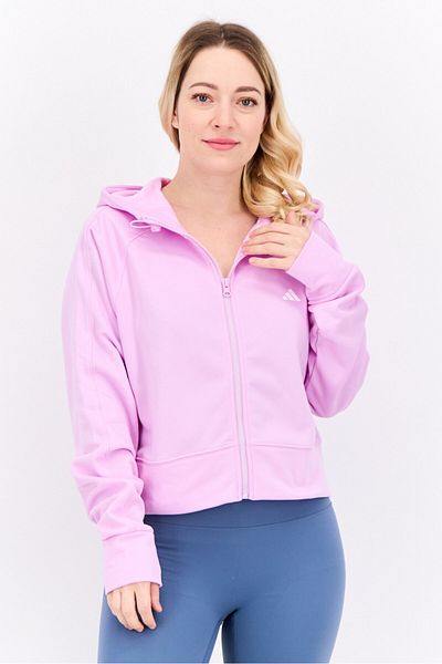 adidas Women Sportswear Fit Long Sleeve Training Sweatshirt, Purple