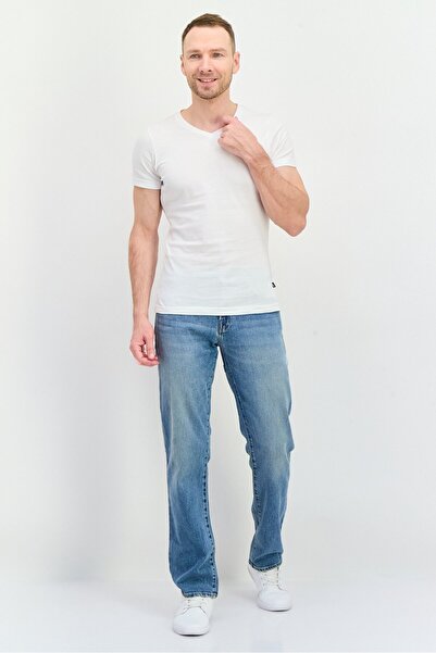 GAP Men Slim Fit Washed Stretchable Denim Jeans, Blue