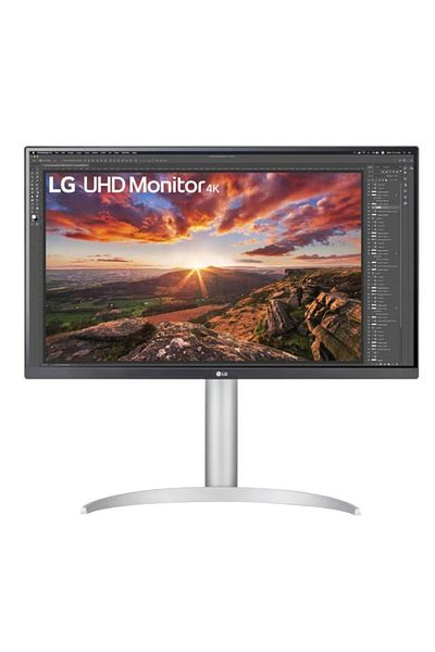 LG Monitor IPS LED LG 24" 27UP850K-W, UHD (3840 x 2160), HDMI, DipslayPort, Pivot, Boxe (Alb/Argintiu)