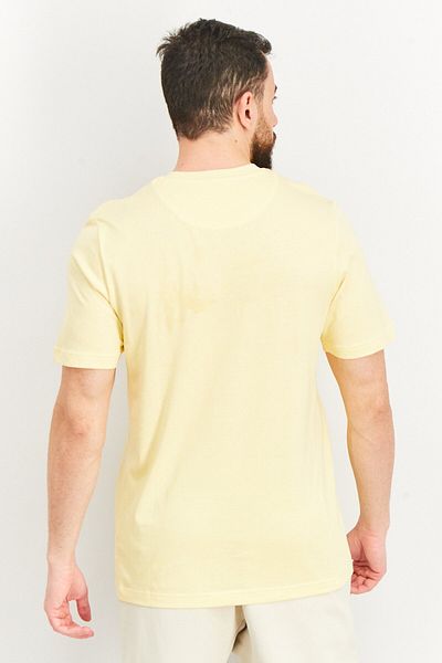 adidas Men Sportswear Fit Short Sleeve Training T-Shirt, Pastel Yellow