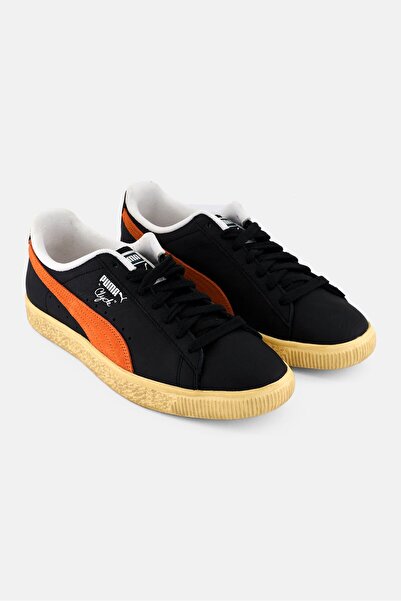 Puma حذاء كلايد فينتاج برباط للرجال للأنشطة الخارجية، أسود