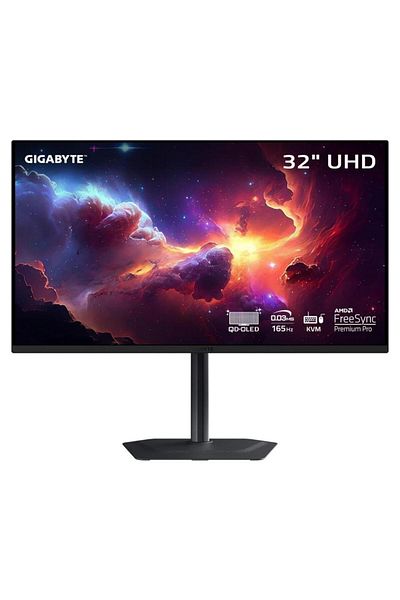 Gigabyte Monitor Gaming OLED Gigabyte 31,5" MO32U, UHD (3840 x 2160), HDMI, Boxe, Pivot, 165 Hz, 0,03 ms