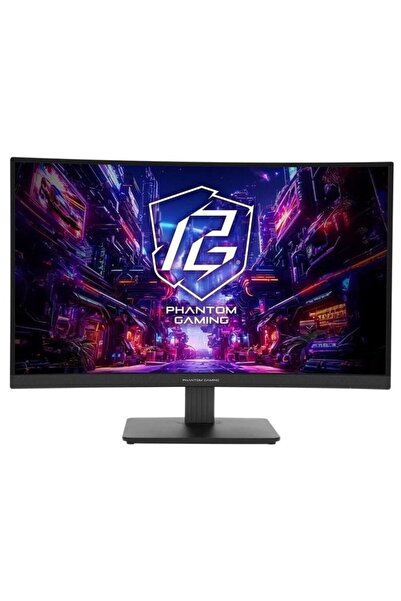 ASROCK Monitor Gaming VA LED ASRock 27" PG27QRT1B, QHD (2560 x 1440), Boxe, E...