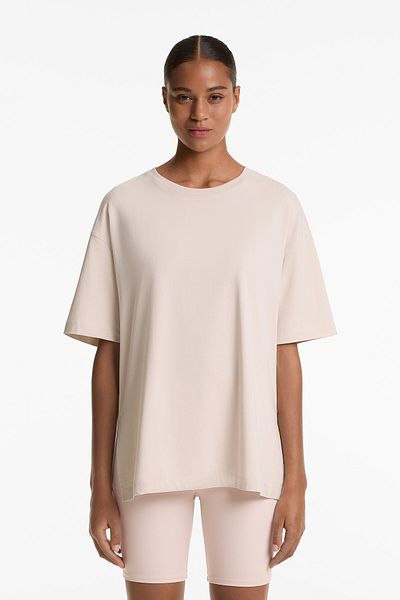 Oysho Short sleeve cotton blend T-shirt