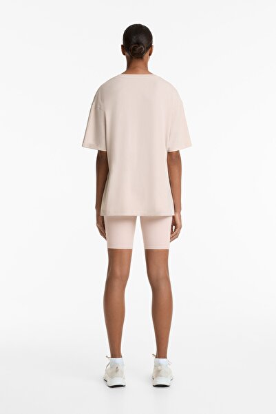 Oysho Short sleeve cotton blend T-shirt