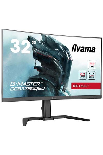 IIYAMA Monitor Gaming VA LED iiyama G-Master 31,5" Red Eagle, WQHD (2560 x 1440), Ecran curbat, 180 Hz, 0,2