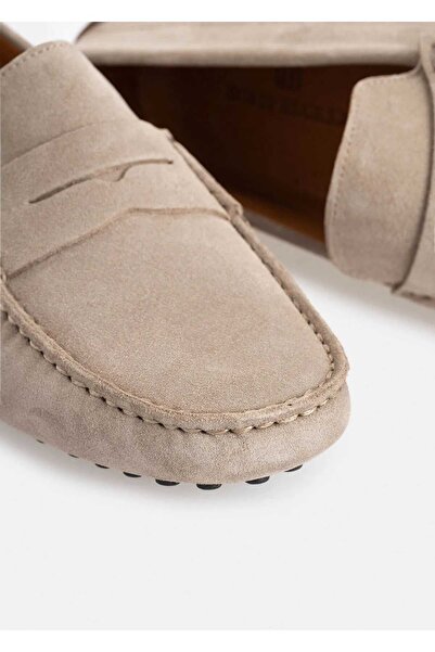 Boris Becker Замшеві лофери Noeva кам'яного кольору