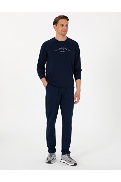 Pierre Cardin Lacivert Regular Fit Sweatshirt 50290611-VR033