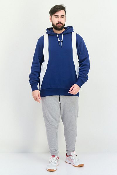 Puma Men Sportswear Fit Long Sleeve Training Hoodie, Navy/white