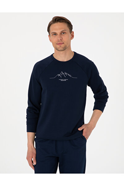 Pierre Cardin Lacivert Regular Fit Sweatshirt 50290611-VR033
