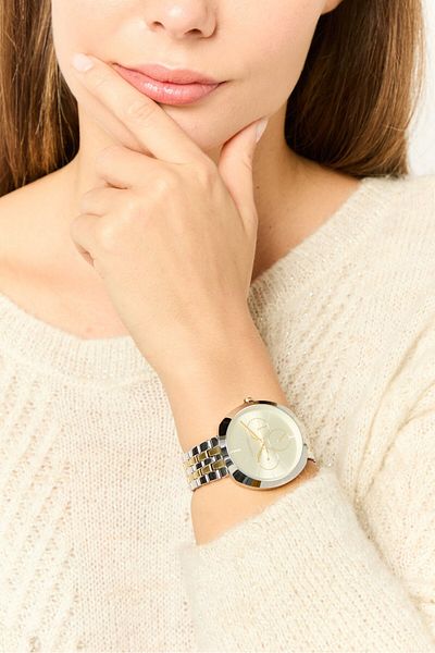 Calvin Klein Women 25200418 Stainless Steel Analog Watch 38 mm, Silver