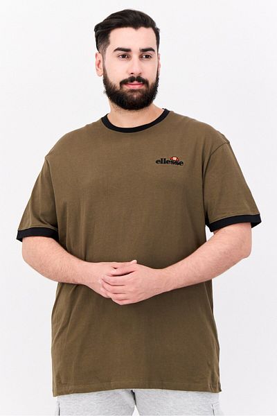 Ellesse Men Sportswear Fit Short Sleeve Outdoor T-shirt, Khaki