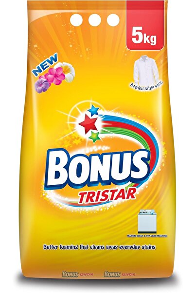 BONUS مسحوق غسيل الملابس تريستار، مسحوق غسيل الملابس - 5 كجم
