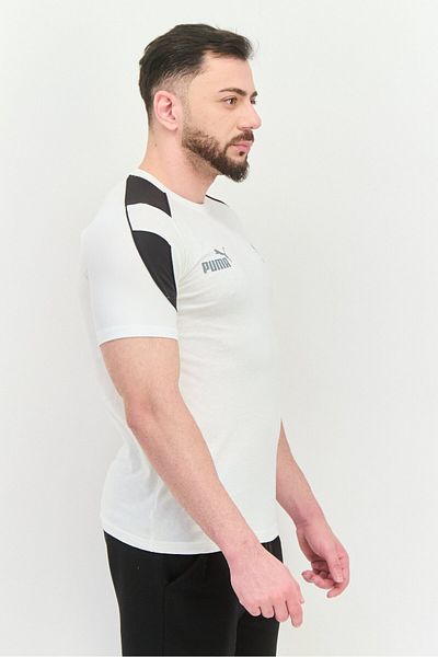 Puma Men BMW Motorsport Sportswear Fit Short Sleeves Outdoor T-shirt, White