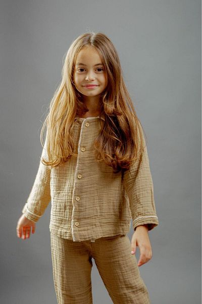 rg kidsstore Детски пижамен комплект от муселин