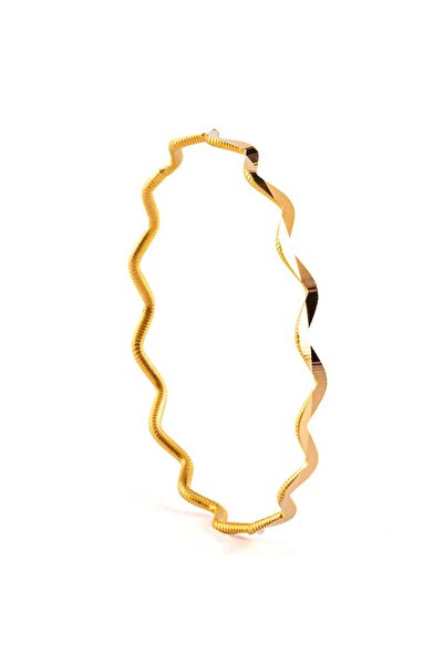 22 Ayar 12 Gram Ajda Dalgalı Bilezik