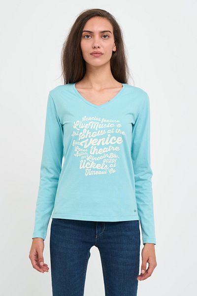 Timeout Tricou dama cu maneca lunga cu imprimeu texturat