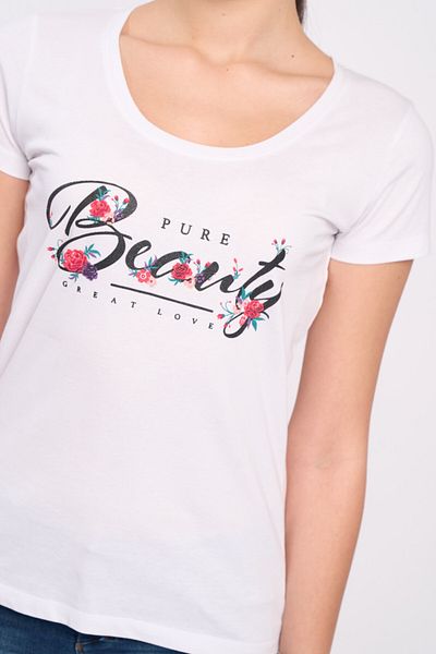Timeout Tricou dama cu maneca scurta si imprimeu text