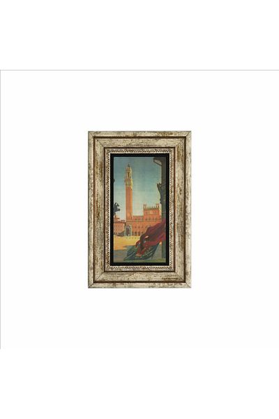 Sadrazam Pictură cu piatră naturală imprimată Italia (20 X 30 DRG-15)