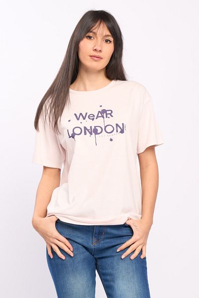 Lee Cooper Tricou dama cu mesaj text