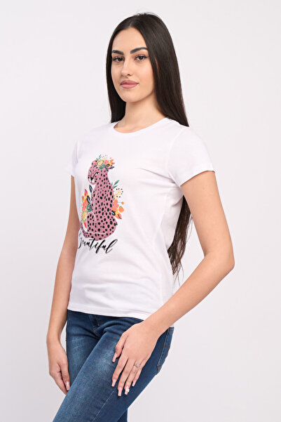 Timeout Tricou dama maneca scurta cu imprimeu