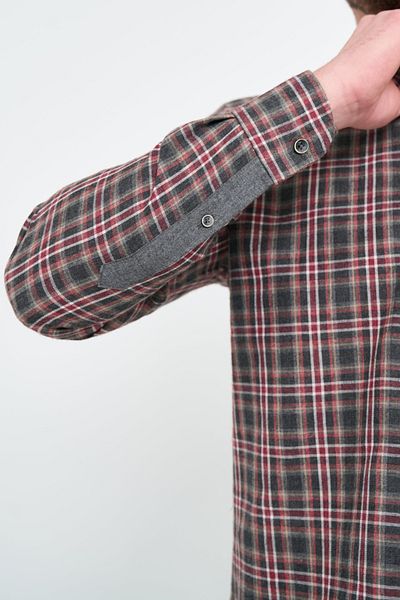 Lee Cooper Men's shirt with checked pattern and pocket