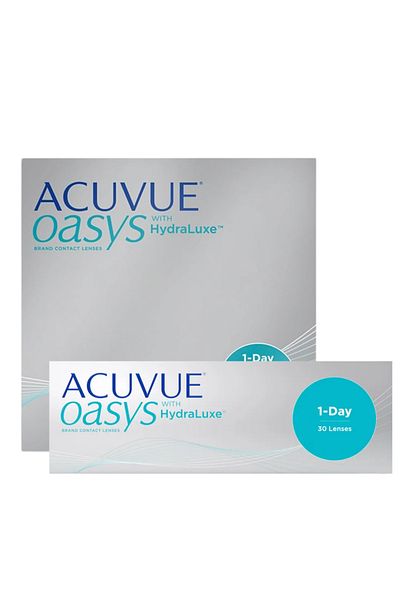 ACUVUE Oasys 1-Day with Hydraclear Plus Packs of 90 Contact Lenses, Natural, -10.50
