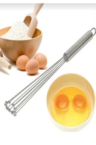 BÜYÜLÜ HOME Beater with Bead Tip Stainless Practical Egg Sauce Mixer
