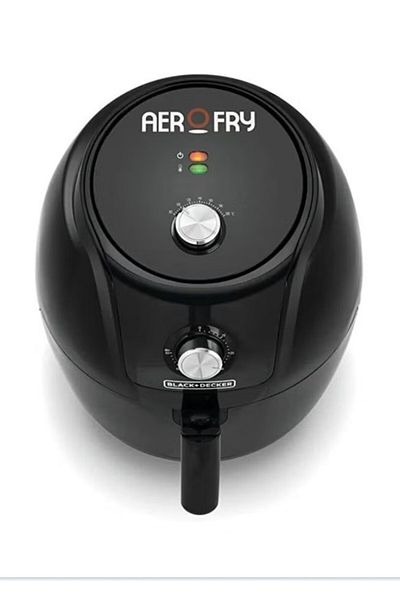 Black&Decker XXL Air Fryer 5.6 L With Rapid Hot Air Circulation For Frying, Grilling 5.6 L 1800 W AF575-B5 Black