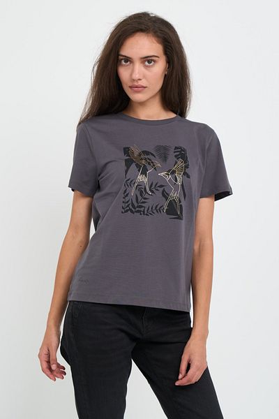Kenvelo Tricou dama cu maneca scurta si imprimeu grafic