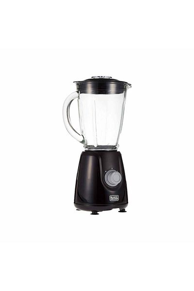Black&Decker Electric Glass Blender With 2 Grinding Mil 1.5 L 400.0 W BX440G-B5 Black