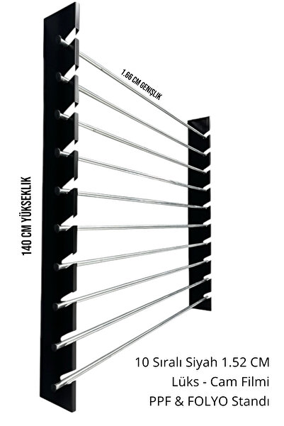 fastbestore 10 قطع من أغشية النوافذ والرقائق المعدنية ورف PPF
