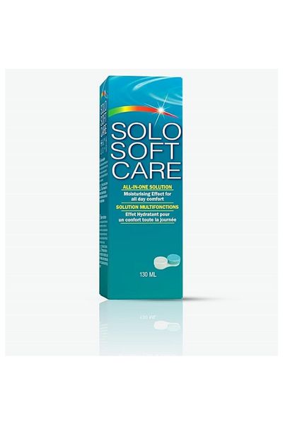 Solo Soft Care Contact Lens Solution, 130 ml