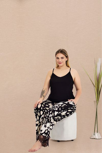 Lady Lingerie Set de pijamale pentru femei cu bretele subțiri
