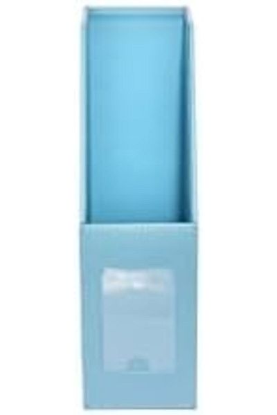 KDROĞLU Kdroglu Magazine Holder Synthetic Leather Table Top Document/File Organizer 23 * 30 * 9 Cm. Turquoise New Design