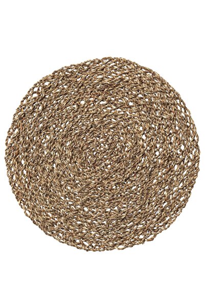 IKEA IHÅLLIG Place mat, natural/seagrass, 37 cm