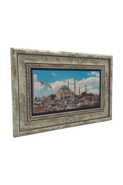 Sadrazam Süleymaniye Mosque Printed Natural Stone Painting (20 X 30 Drt-55)