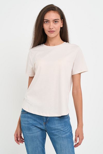 Kenvelo Tricou dama de culoare uniforma cu logo