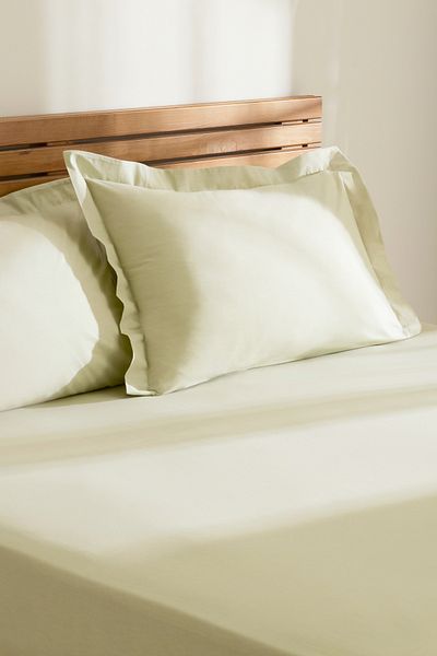 Kaşmir Home Basic 100% Cotton Double Bed Sheet Set Çağla