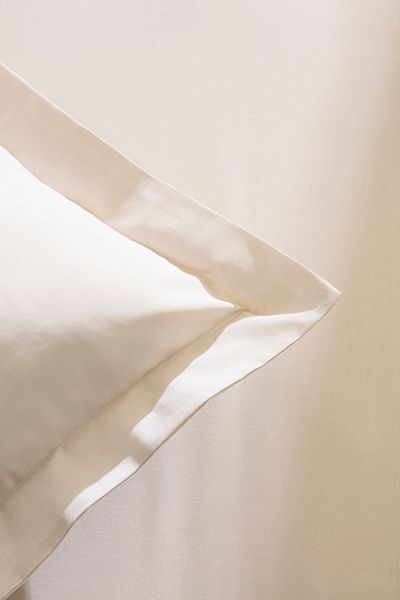 Kaşmir Home Basic 100% Cotton Double Bed Sheet Set Beige