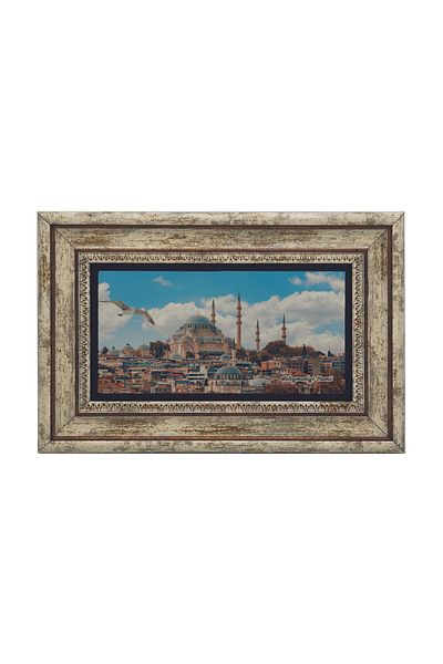 Sadrazam Süleymaniye Mosque Printed Natural Stone Painting (20 X 30 Drt-55)