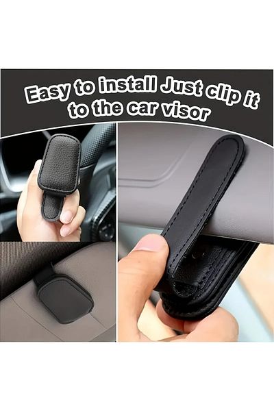 GlassySKY Magnetic Car Glasses Holder,Car Glasses Accessory Practical Easy Use and Access