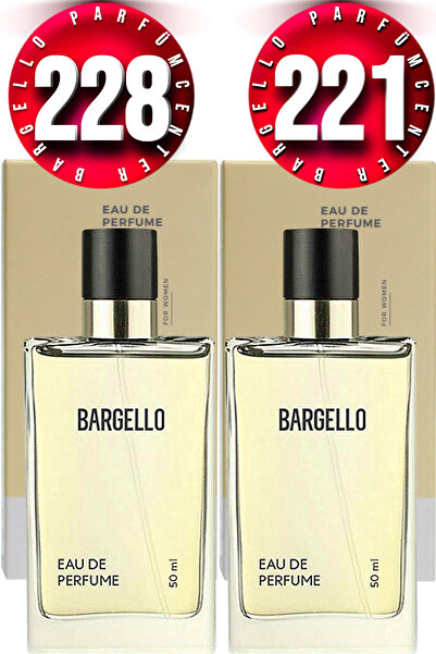 Bargello 228 Kadın Parfüm Oriental 50 ML EDP + 221 Kadın Parfüm Floral 50 ML EDP