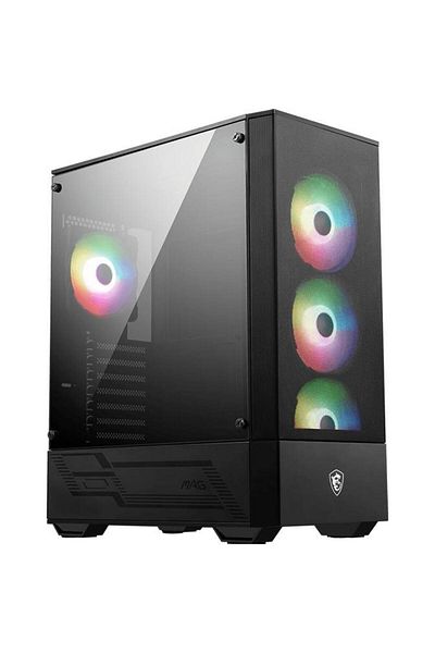 MSI MSI MAG FORGE 112R Case, Middle Tower, Without power supply, ATX (Black)